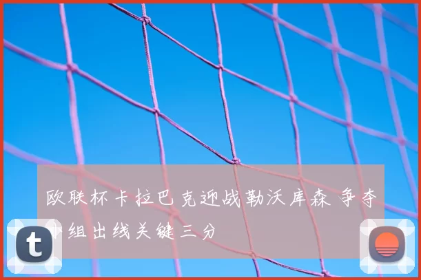 欧联杯卡拉巴克迎战勒沃库森 争夺小组出线关键三分